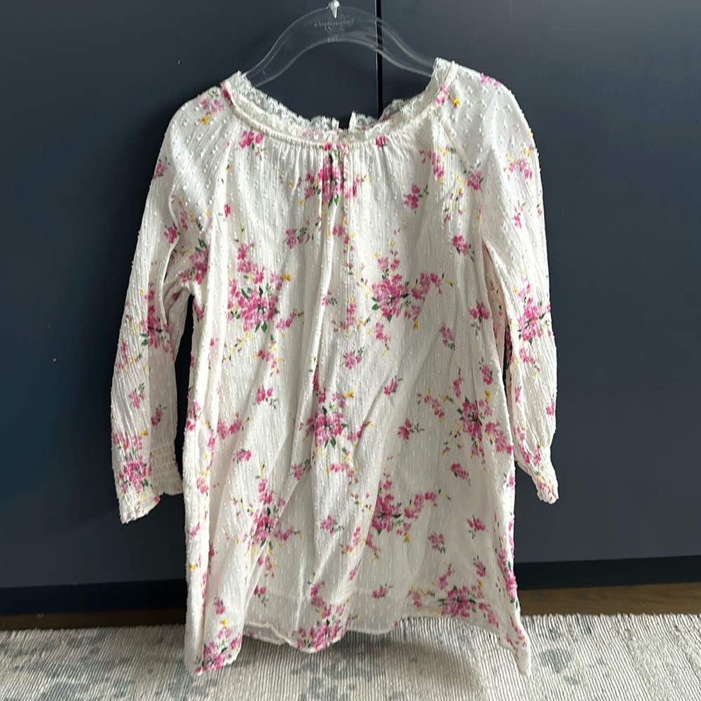 GIRL FLOWER DRESS - size 5/6